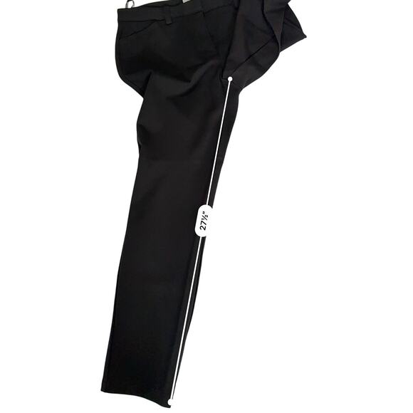 Calvin Klein Ponte Skinny Jeans 10 Black Modern Stretch Knit - Picture 7 of 11